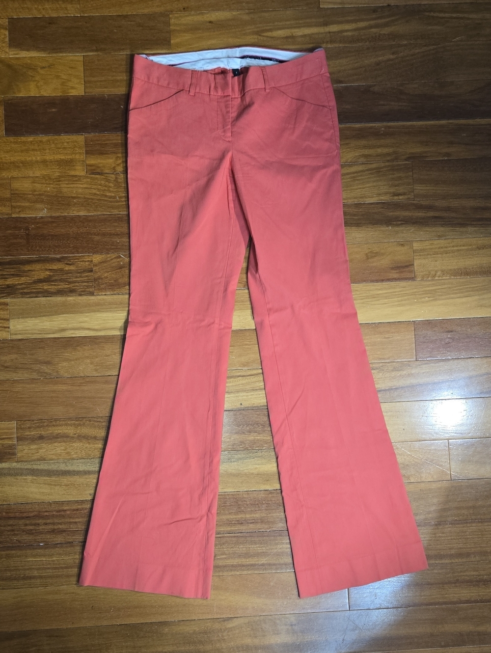 The Limited Coral Flare Stretch Drew Pants 2